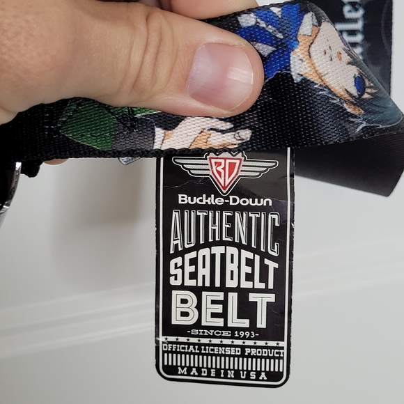 NWT Buckle Down Black Butler Adjustable Seat Belt Belt - Picture 5 of 6